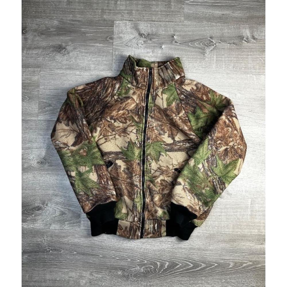 Vintage Men’s Tree Camo Fleece Jacket XL